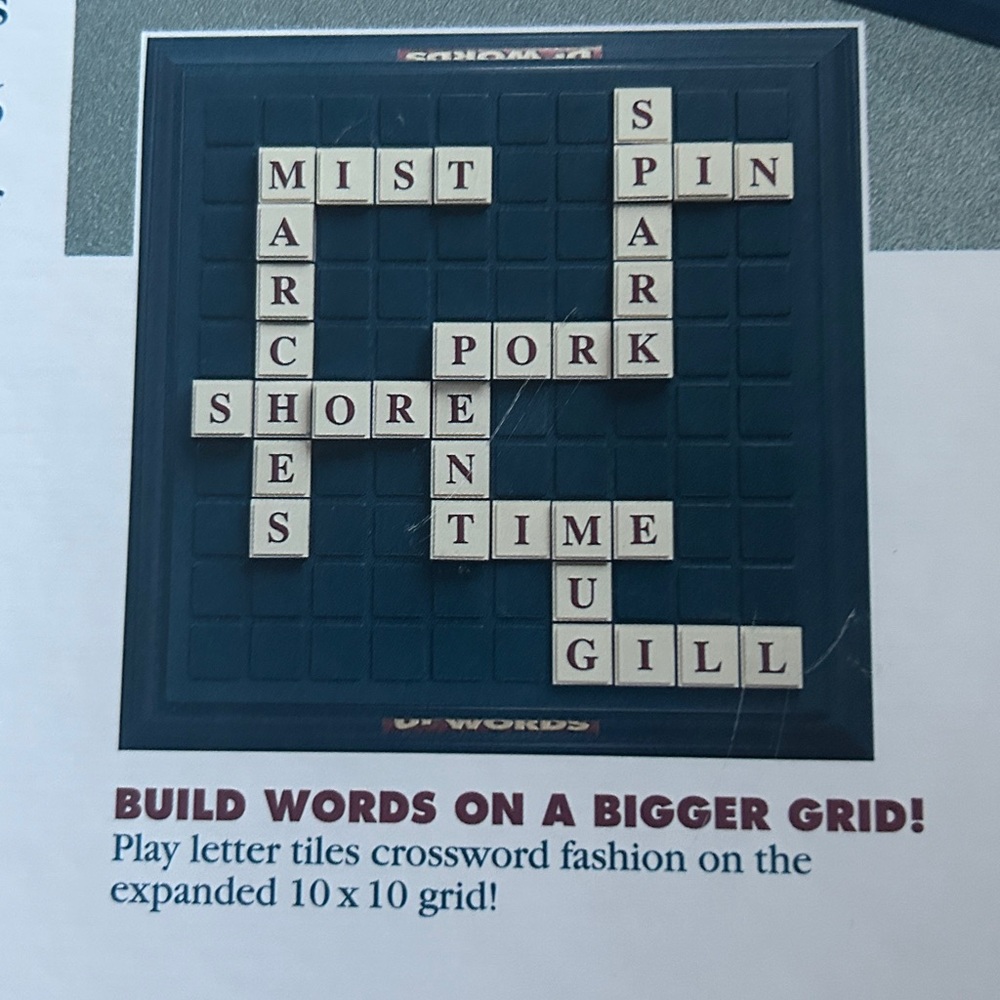 Vintage UPWOEDS 3D Word Building Game from the makers of SCRABBLE, complete! - Picture 5 of 6
